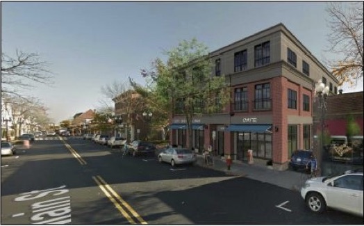 Artist's conception of new building at 419 Main St.