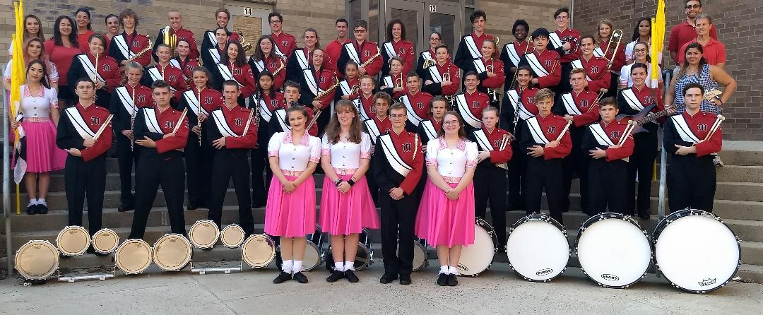 Photo of Melrose High School band