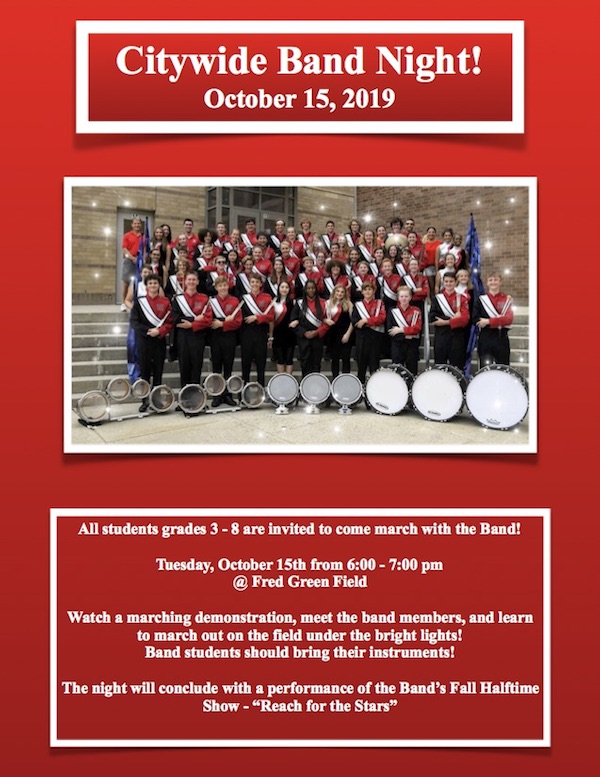 Citywide Band Night Poster