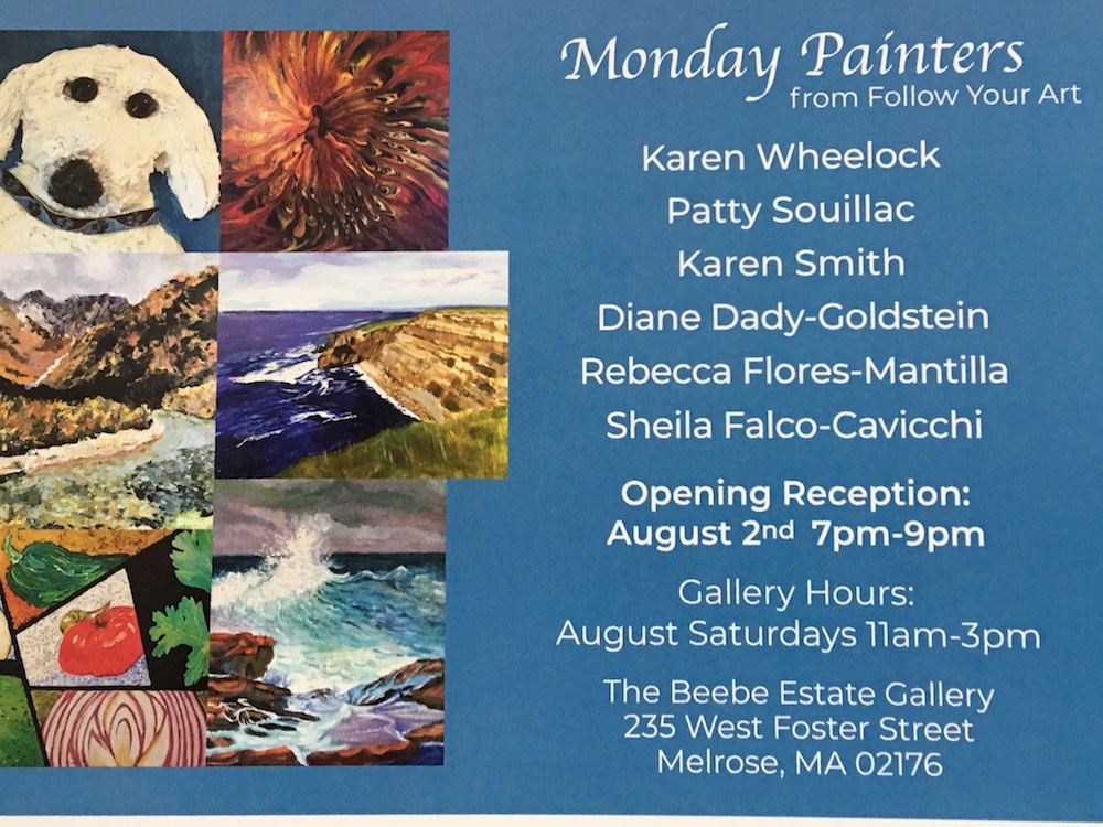 Poster for Monday Painters Exhibit