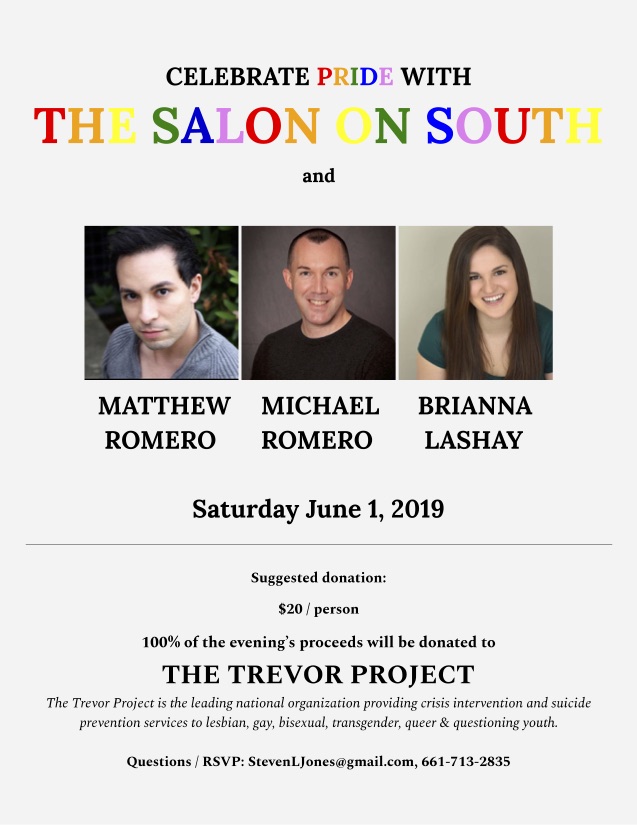 Poster for The Salon on South on June 1