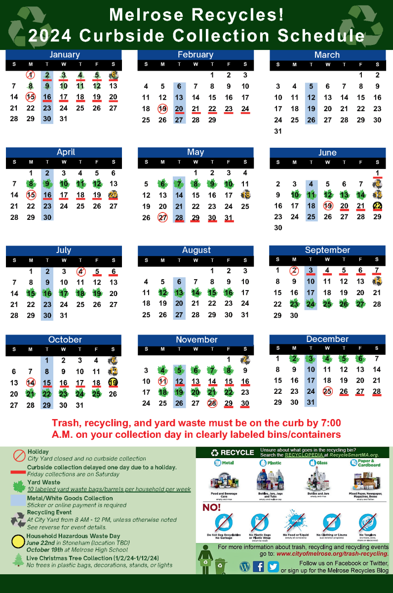 Page 1 of 2024 Solid Waste &amp; Recycling Calendar