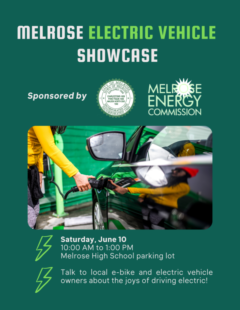 EV Showcase flyer---person fueling up electric vehicle