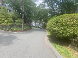 Woodland Avenue showing no existing sidewalk