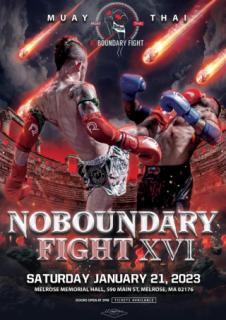 No Boundary Fight XVI Jan 21, 2023 Memorial Hall