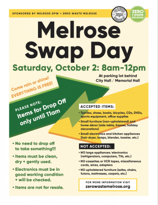 Melrose Swap Day Information