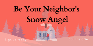 Melrose Community Members Need Your Help: Sign up to be a Snow Angel Volunteer!