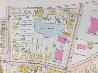 Map of Dix Pond