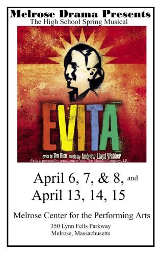 Program for the musical 'Evita'
