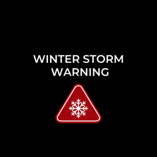 winter storm warning graphic