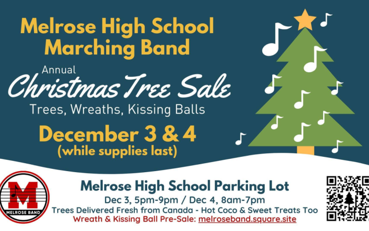 Marching Band Tree Sale Graphic