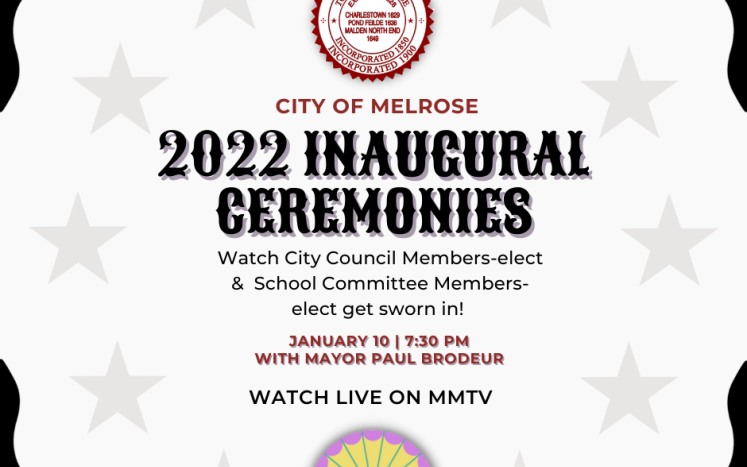 Mayor Brodeur to Swear in Elected Officials During 2022 Inaugural Ceremonies