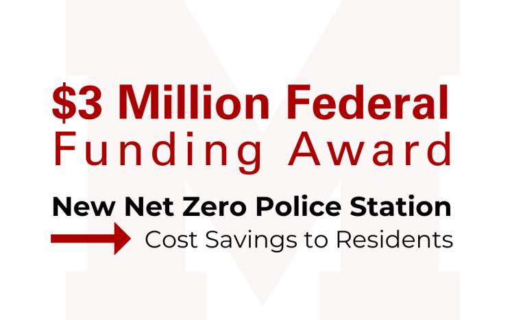City of Melrose Awarded $3 Million in Federal Funding For New Net Zero Police Station