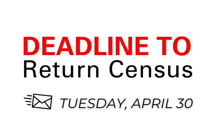 Return Your Census By April 30