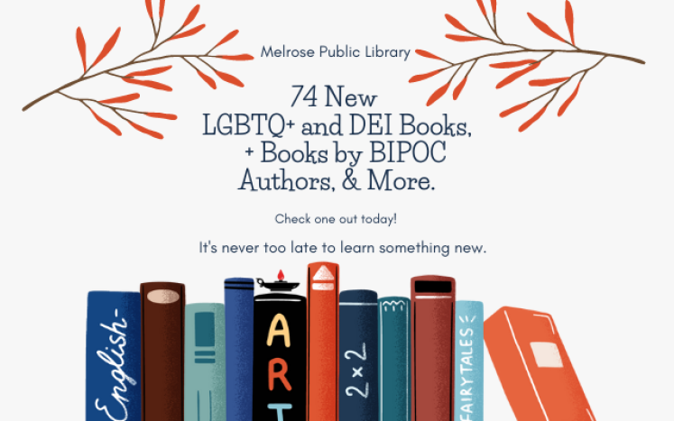 Melrose Public Library Has 74 New Books Centered on Diversity, Equity, and Inclusion