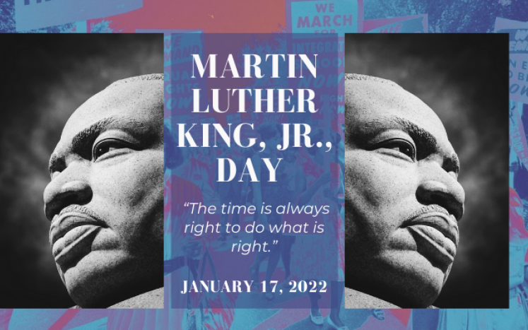 In honor of Martin Luther King, Jr., Day, Melrose City Hall and other municipal buildings will be closed on Monday, January 17