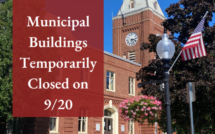 Municipal Buildings Closed Temporarily