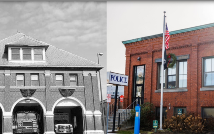 Picture of police and fire stations