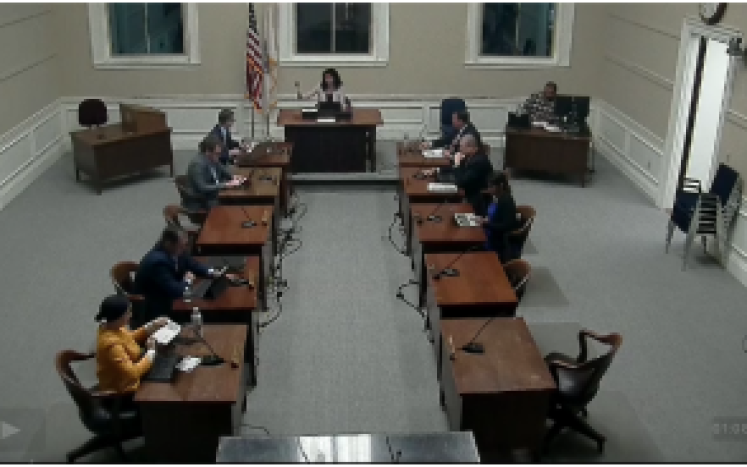 The School Committee meeting at Melrose City Hall