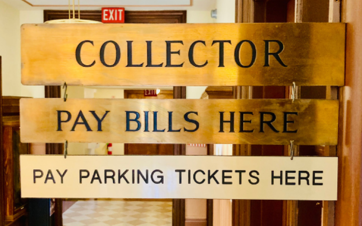 sign of collectors office