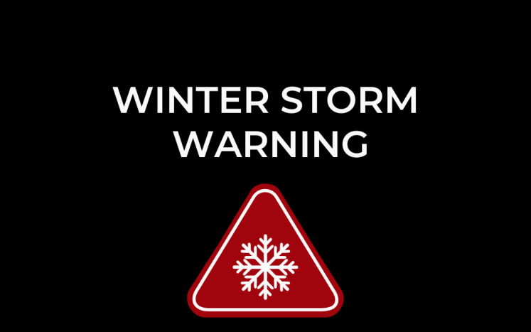 winter storm warning graphic