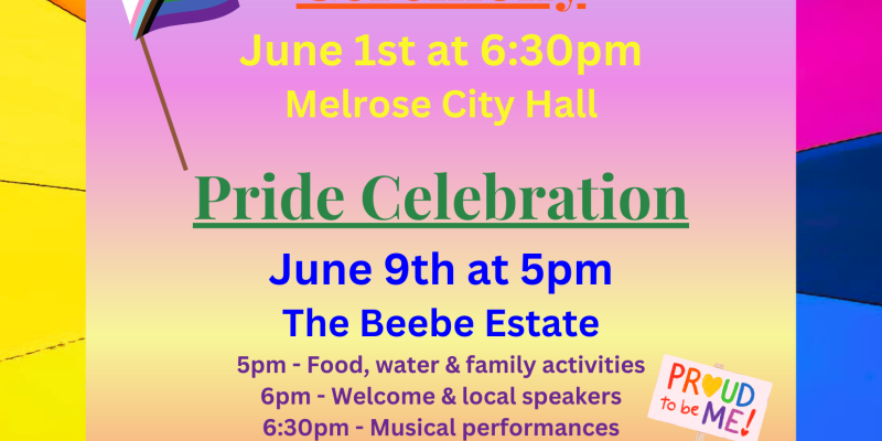 Melrose Pride 2023! Flyer